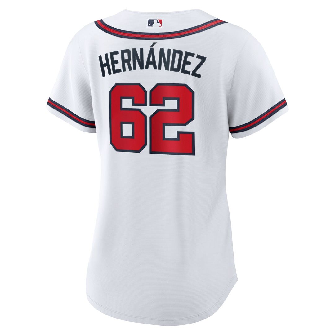 Atlanta Braves Daysbel Hernandez Women's Home Replica Jersey - White
