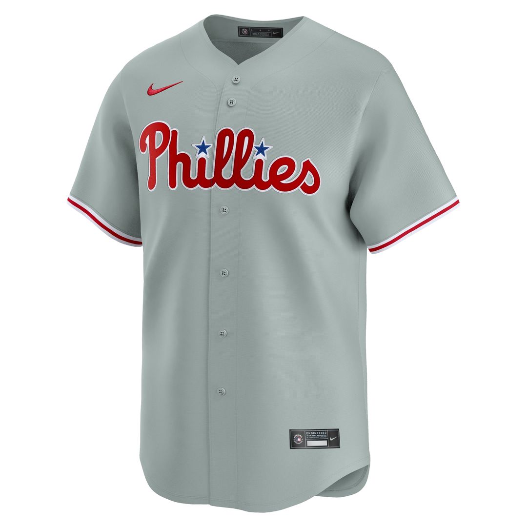 Philadelphia Phillies Bryce Harper Road Limited Jersey - Gray