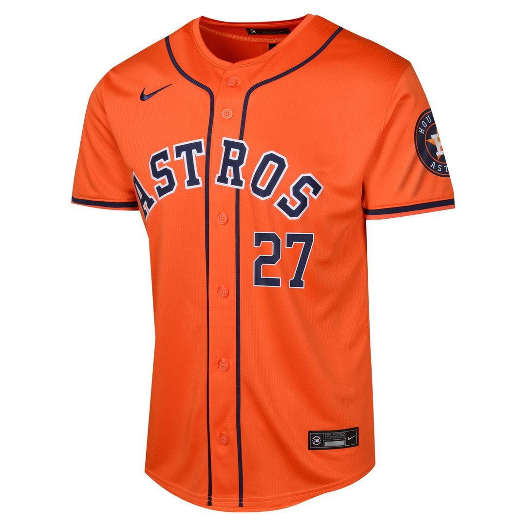 Houston Astros Jose Altuve Youth Alternate Limited Jersey - Orange