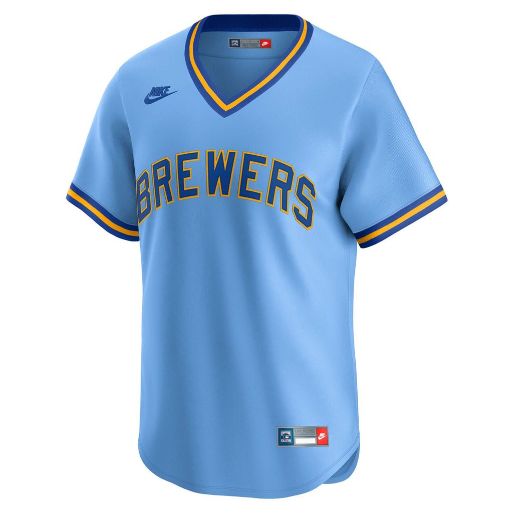 Milwaukee Brewers Cooperstown Limited Jersey - Light Blue