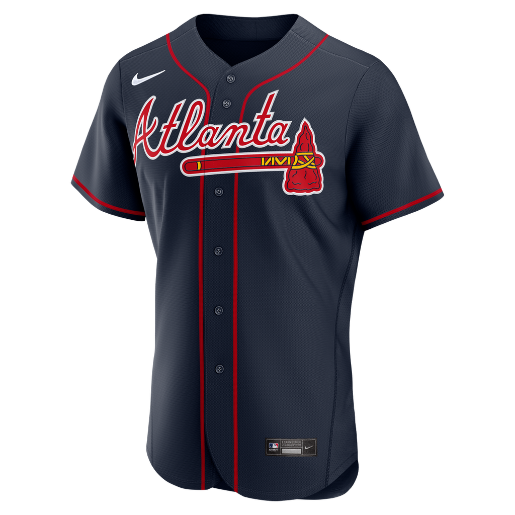 Atlanta Braves Drake Baldwin Alternate Awards Authentic Jersey - Navy