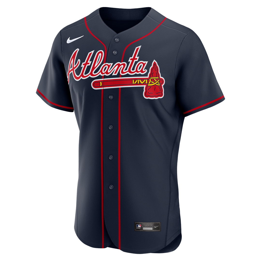 Atlanta Braves Drake Baldwin Alternate Awards Authentic Jersey - Navy