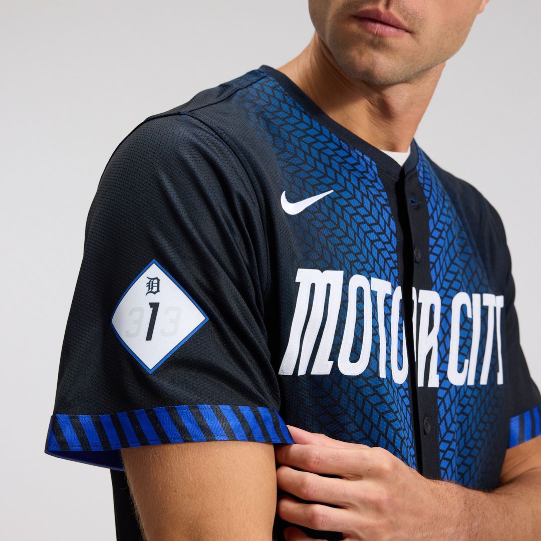 Detroit Tigers City Connect Limited Jersey - Blue