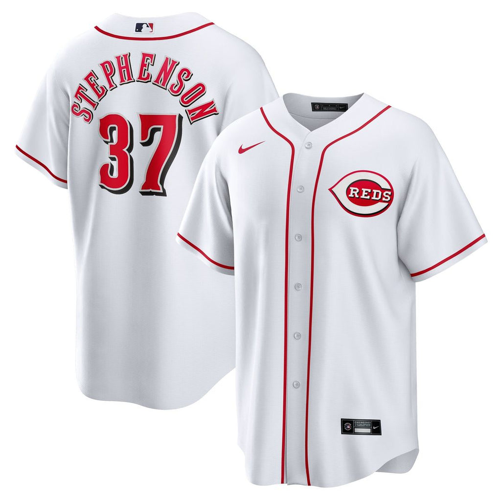 Cincinnati Reds Tyler Stephenson Home Replica Jersey - White