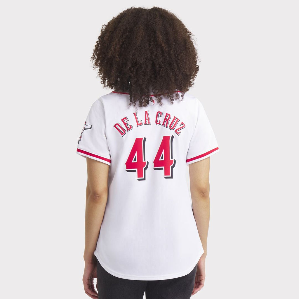 Cincinnati Reds Elly De La Cruz Women's Home Limited Jersey - White