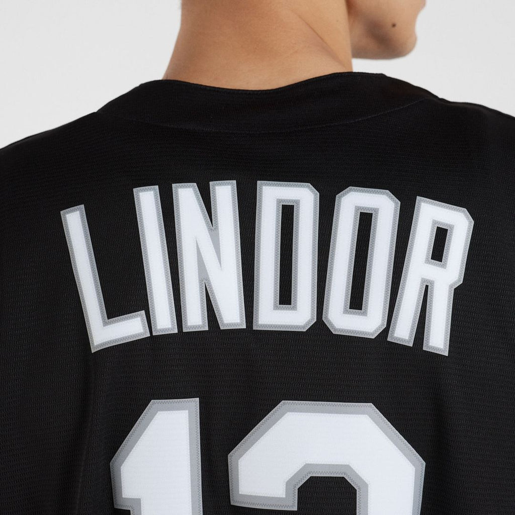 New York Mets Francisco Lindor Replica Jersey - Black