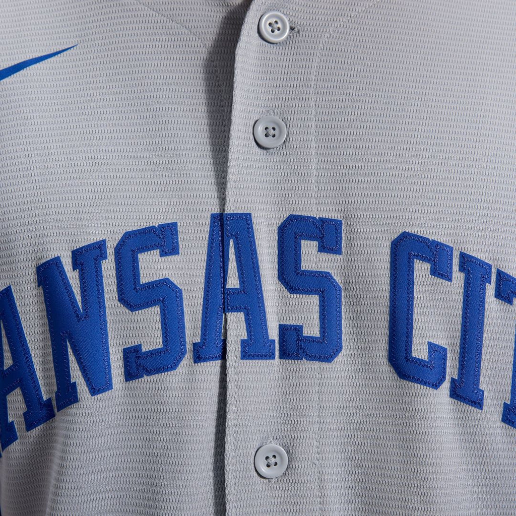 Kansas City Royals Bobby Witt Jr. Road Replica Jersey - Gray