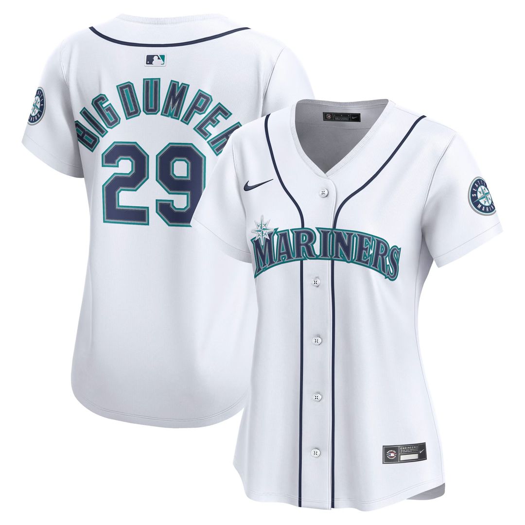Seattle Mariners Cal Raleigh Women's Home Limited Jersey - White