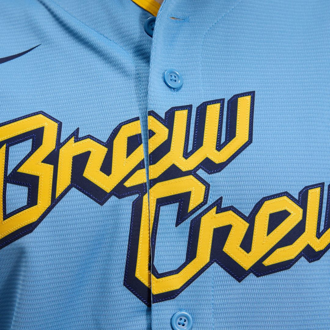 Milwaukee Brewers City Connect Replica Team Jersey - Powder Blue