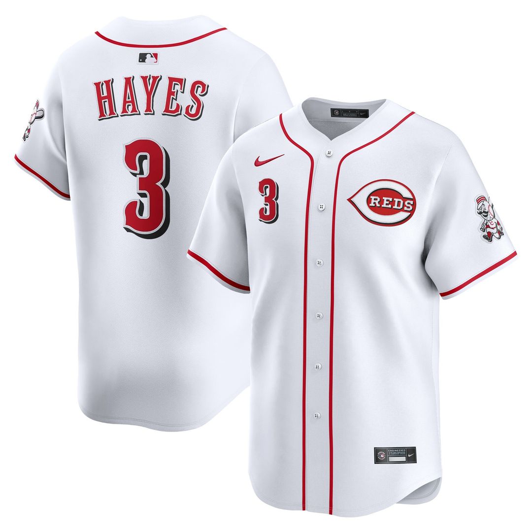 Cincinnati Reds Ke'Bryan Hayes Home Limited Jersey - White