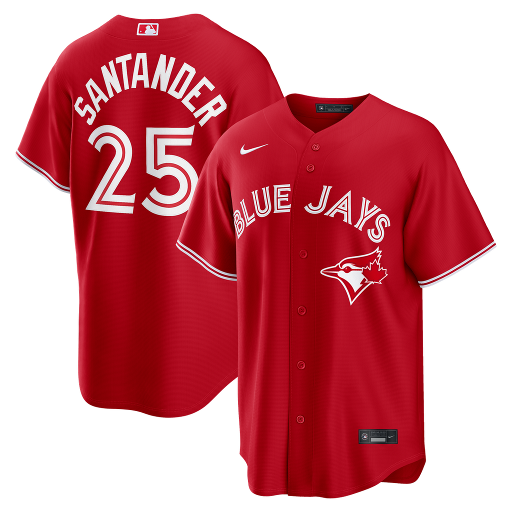 Toronto Blue Jays Anthony Santander Canada Day Replica Jersey - Red