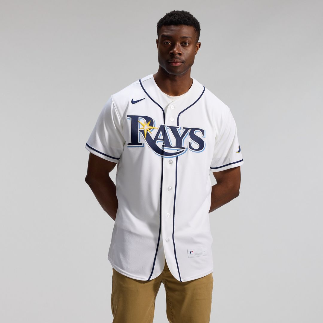 Tampa Bay Rays Home Authentic Jersey - White