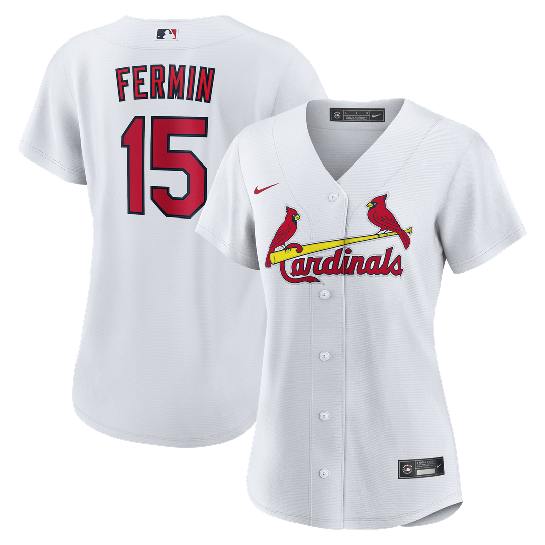 St. Louis Cardinals José Fermín Women's Home Replica Jersey - White