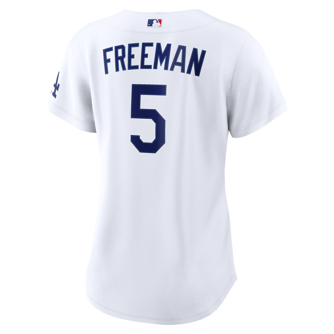 Los Angeles Dodgers Freddie Freeman Women's Home Stadium Jersey - White