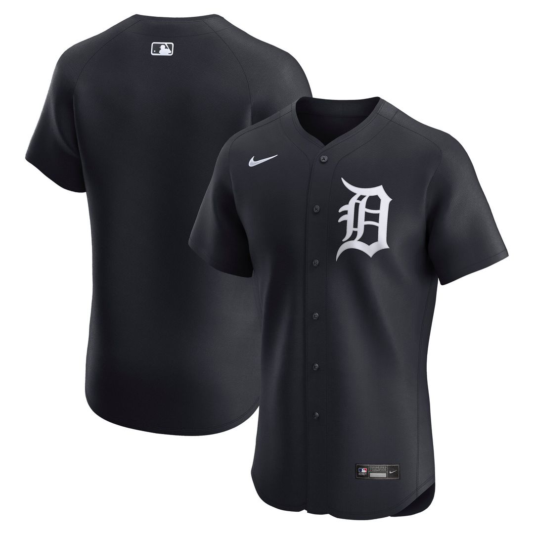 Detroit Tigers Home Elite Jersey - White