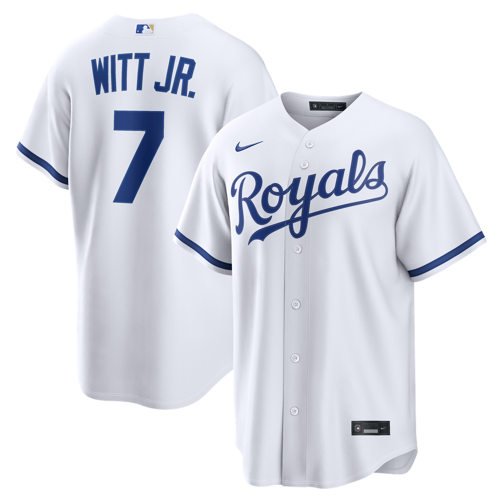 Kansas City Royals Bobby Witt Jr. Home Replica Jersey - White