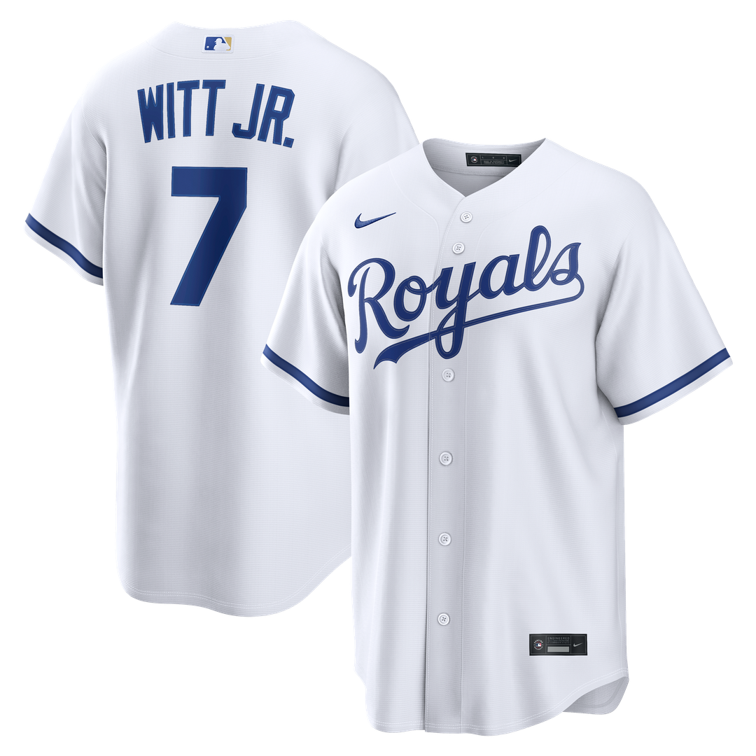 Kansas City Royals Bobby Witt Jr. Home Replica Jersey - White
