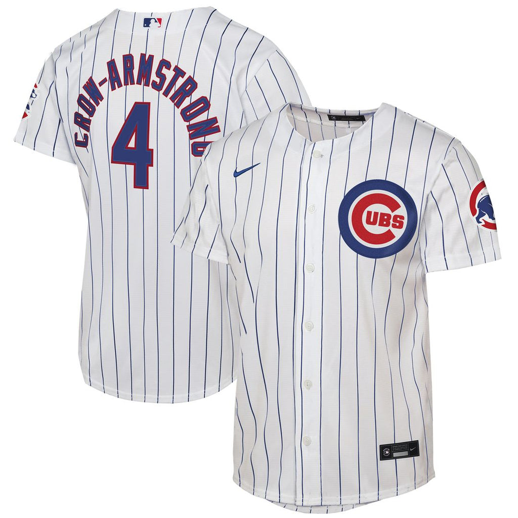 Chicago Cubs Pete Crow - Armstrong Youth Home Stadium Jersey - White
