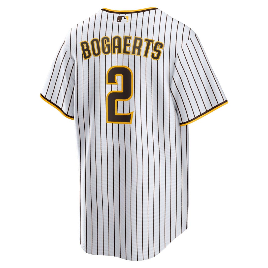 San Diego Padres Xander Bogaerts Home Official Replica Jersey - White/Brown