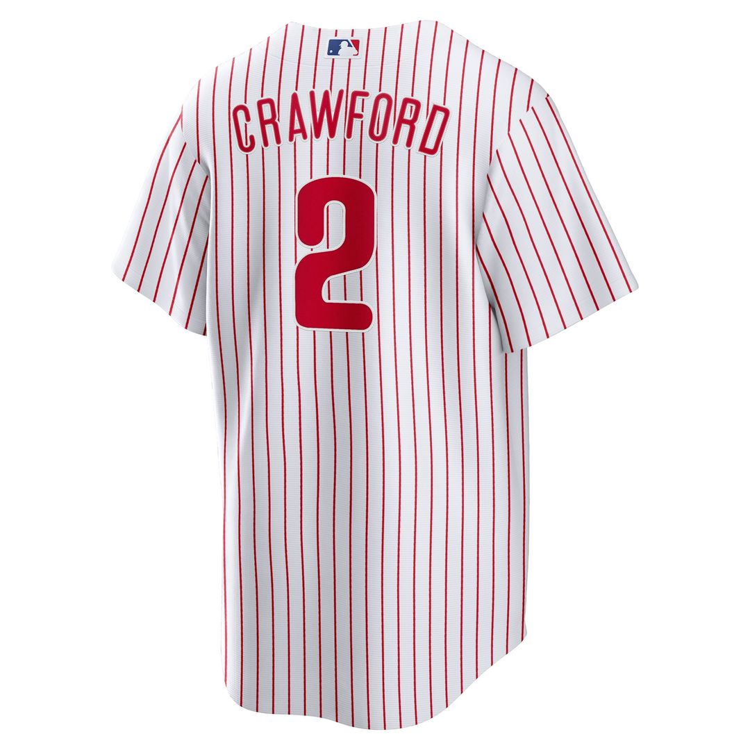 Philadelphia Phillies Justin Crawford Home Replica Jersey - White
