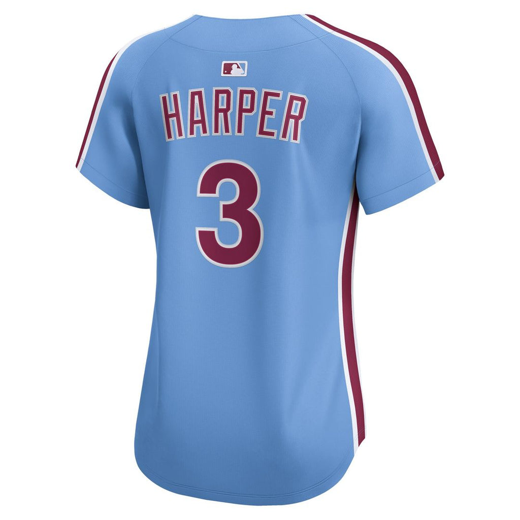 Philadelphia Phillies Bryce Harper Women's Alternate Limited Jersey - Light Blue