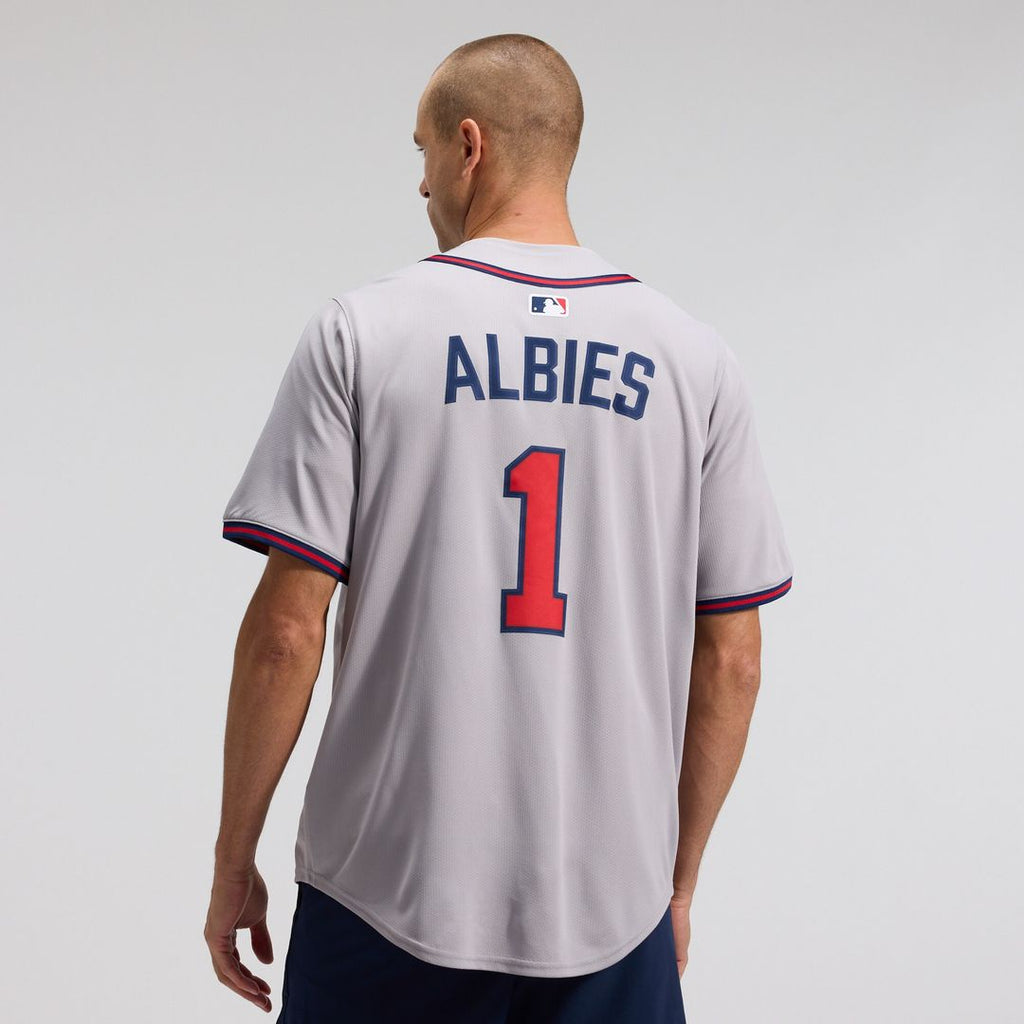 Atlanta Braves Ozzie Albies Road Limited Jersey - Gray