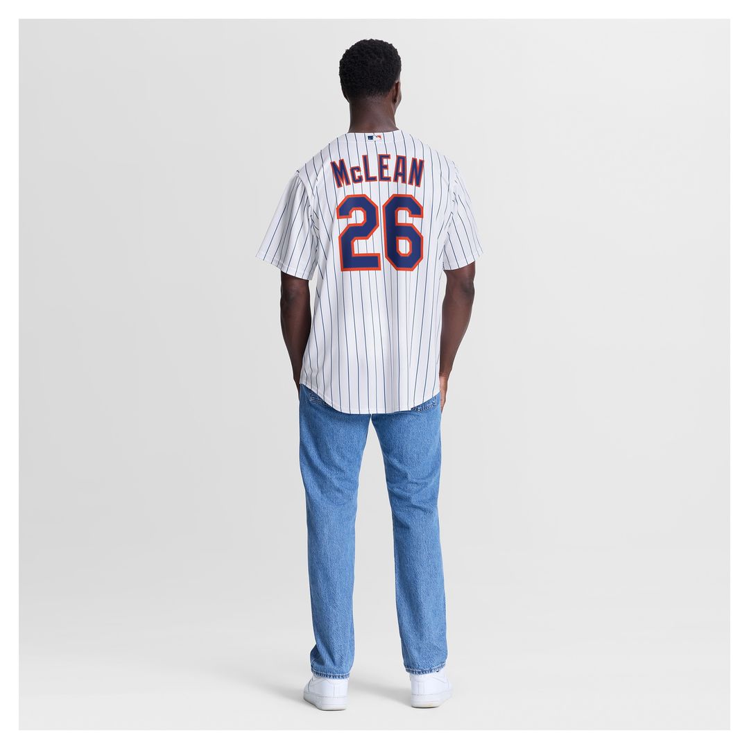 New York Mets Nolan McLean Home Replica Jersey - White
