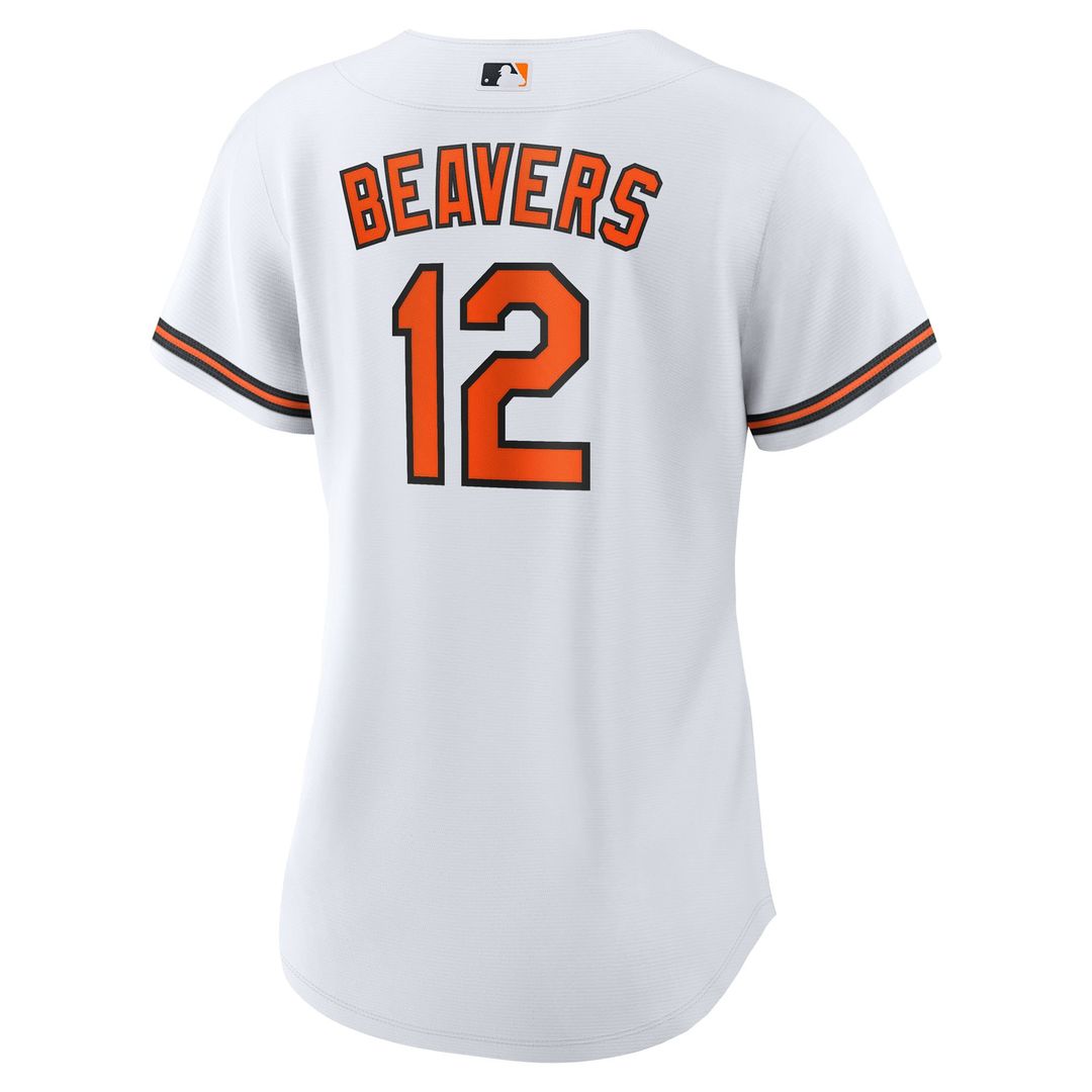 Baltimore Orioles Dylan Beavers Women's Home Replica Jersey - White