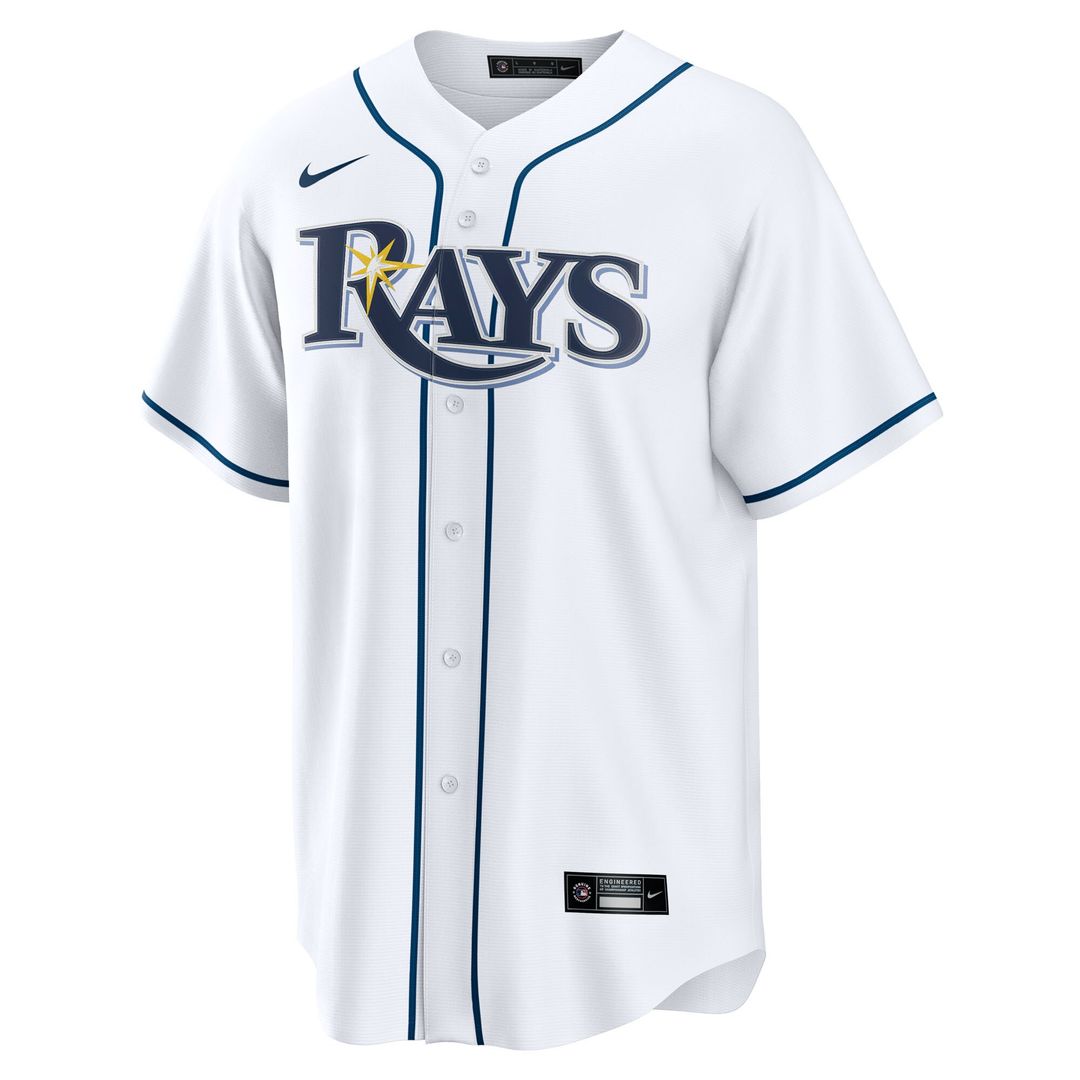 Tampa Bay Rays Junior Caminero Home Replica Jersey - White