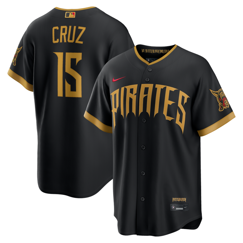 Pittsburgh Pirates Oneil Cruz 2026 City Connect Stadium Jersey - Black