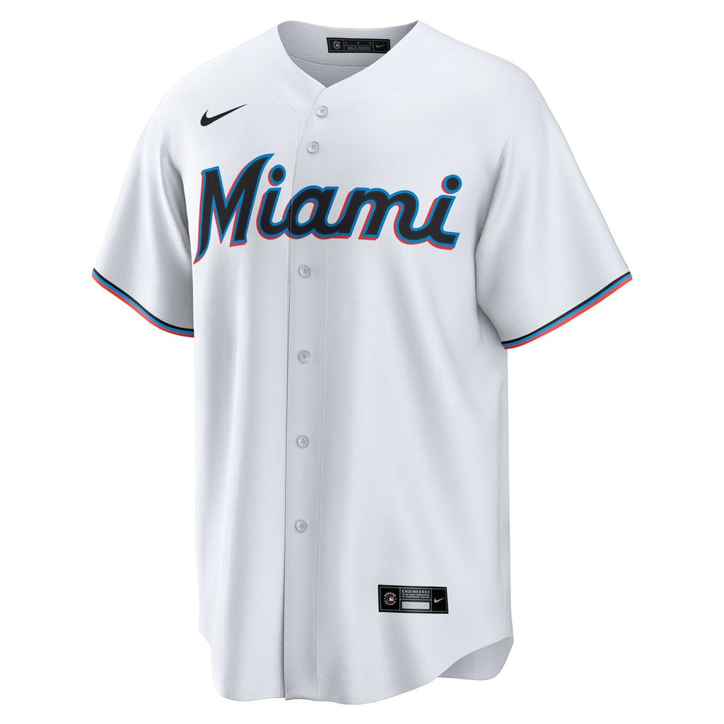 Miami Marlins Xavier Edwards Home Replica Jersey - White