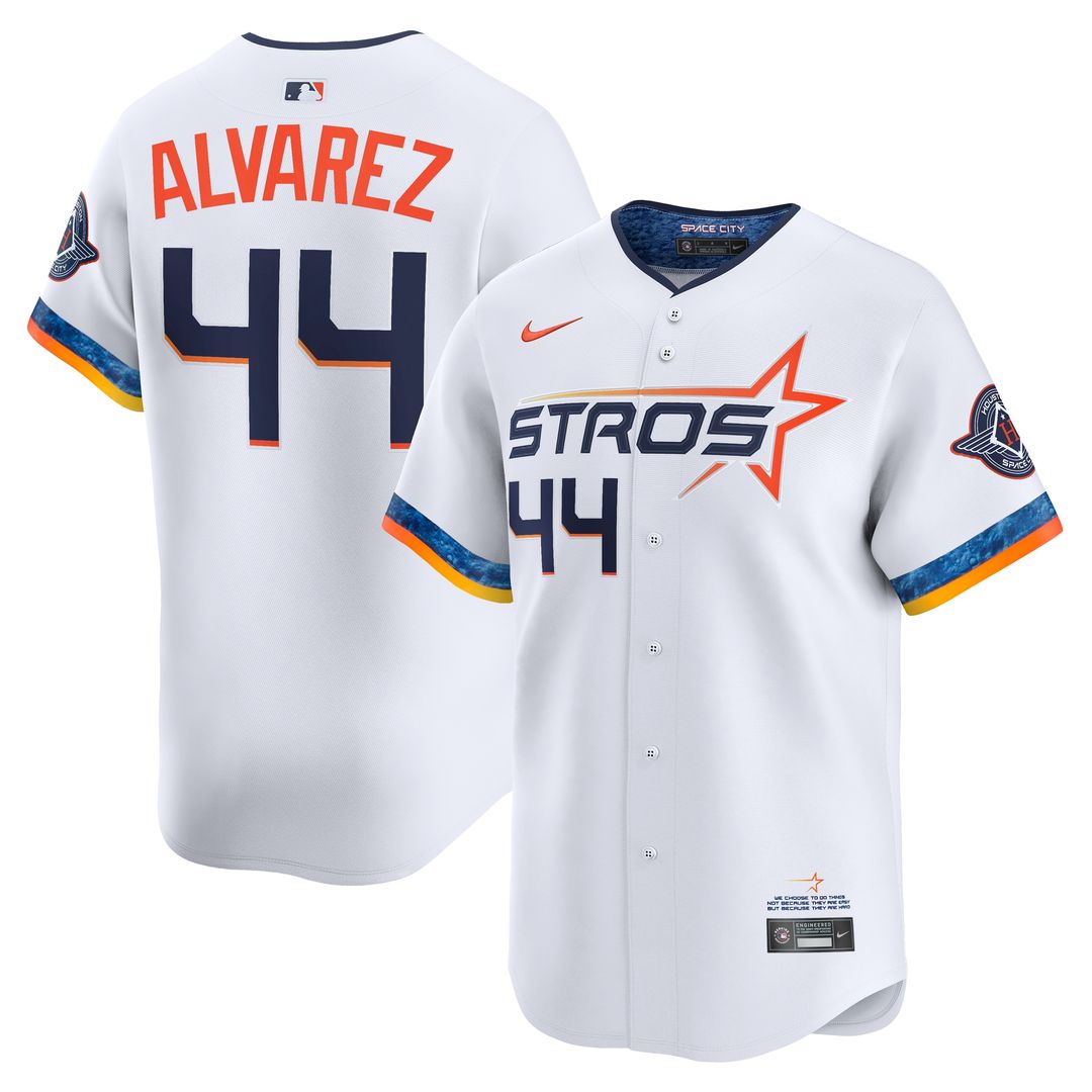 Houston Astros Yordan Alvarez 2025 City Connect Limited Jersey - White