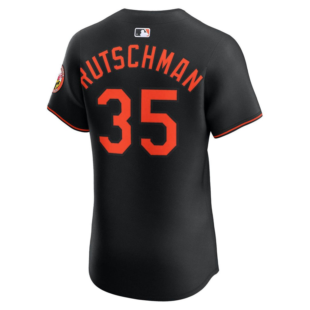 Baltimore Orioles Adley Rutschman Alternate Elite Jersey - Black