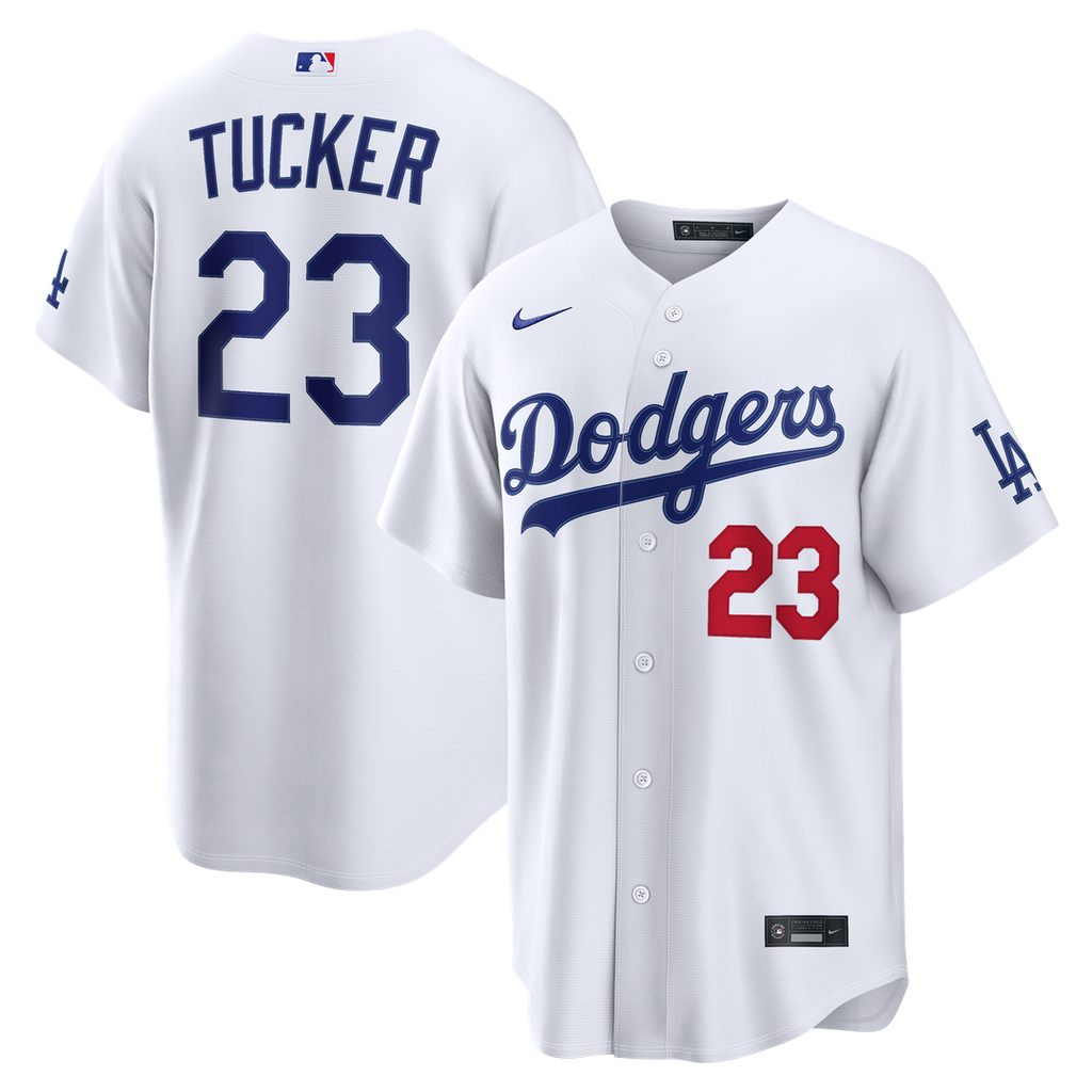 Los Angeles Dodgers Kyle Tucker Home Stadium Jersey - White