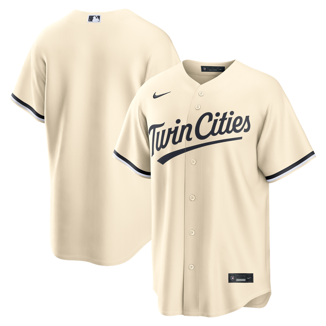 Minnesota Twins Alternate Replica Jersey - Cream