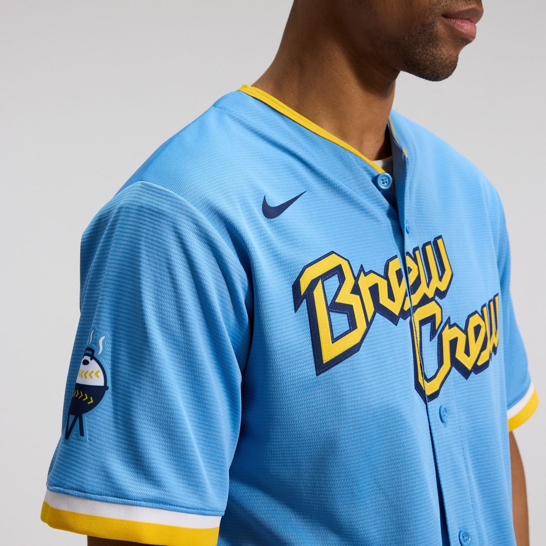 Milwaukee Brewers City Connect Replica Team Jersey - Powder Blue