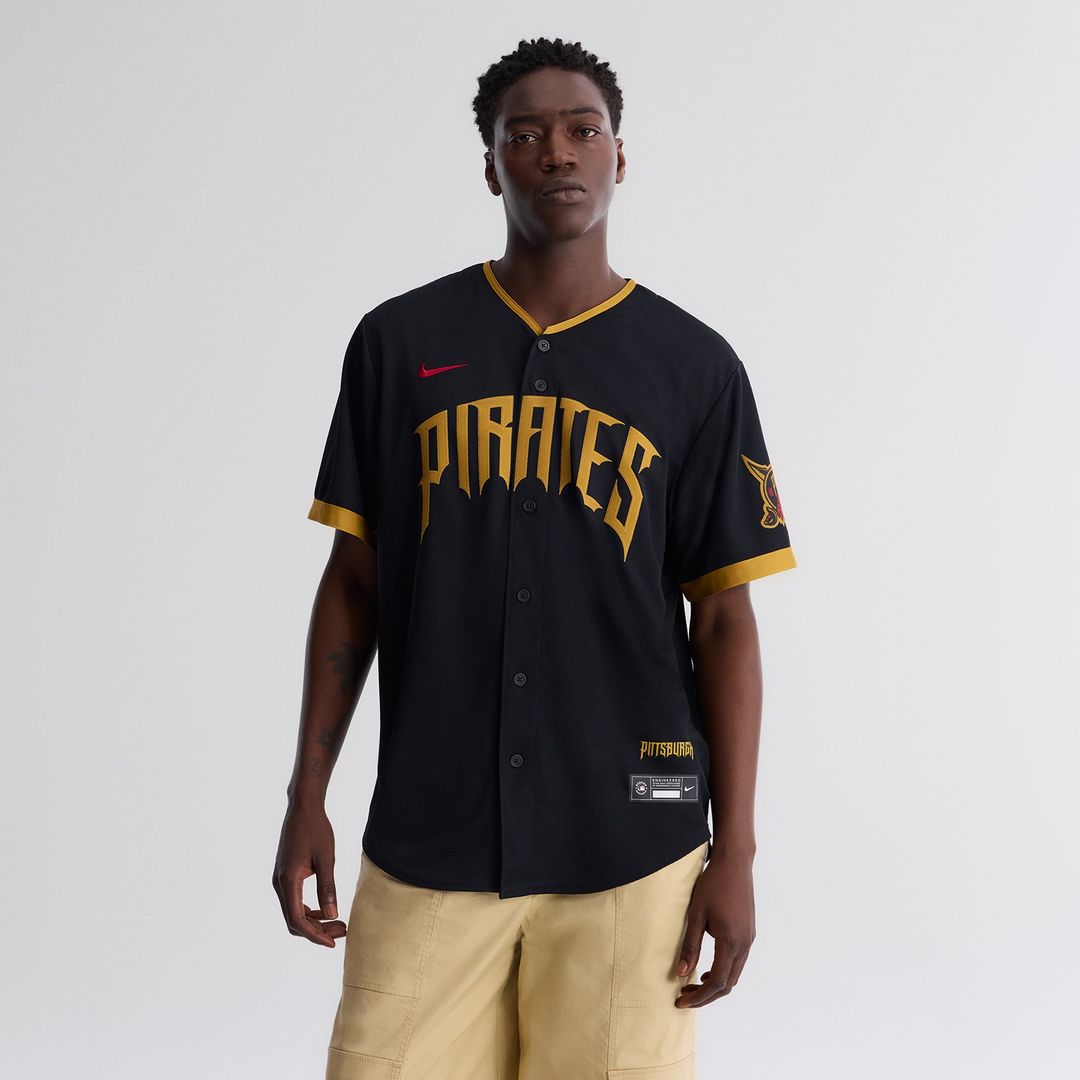 Pittsburgh Pirates Oneil Cruz 2026 City Connect Stadium Jersey - Black