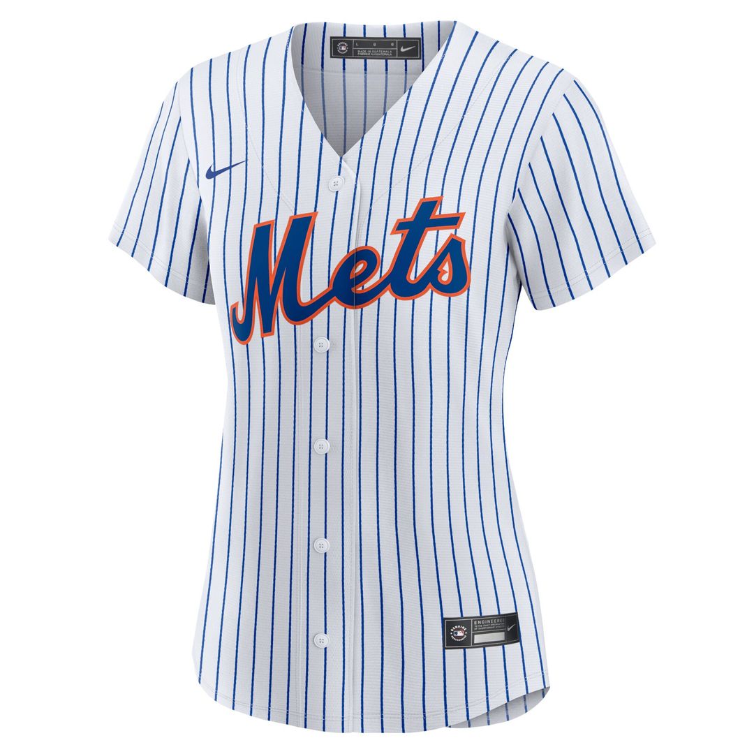 New York Mets Francisco Lindor Women's Home Replica Jersey - White