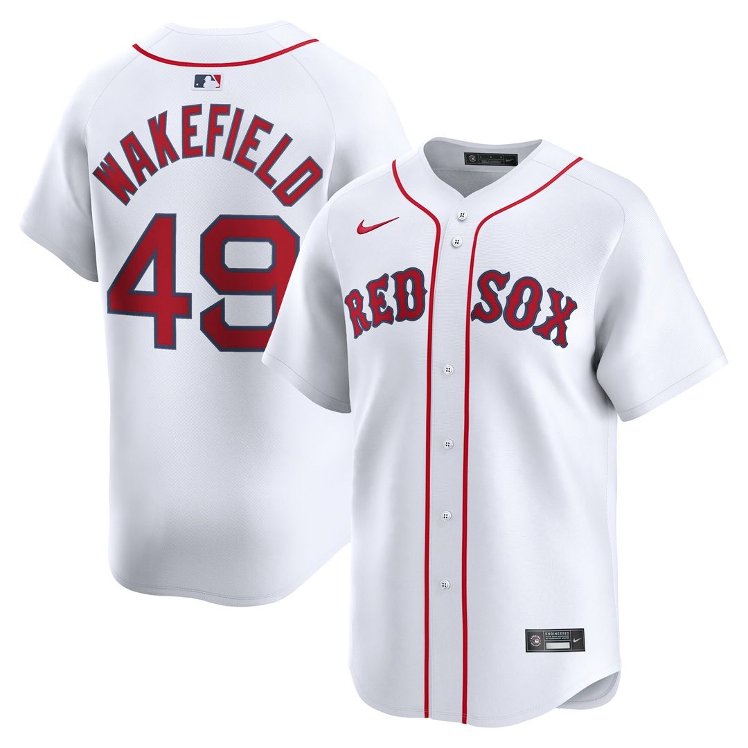 Boston Red Sox Tim Wakefield Home Limited Jersey - White