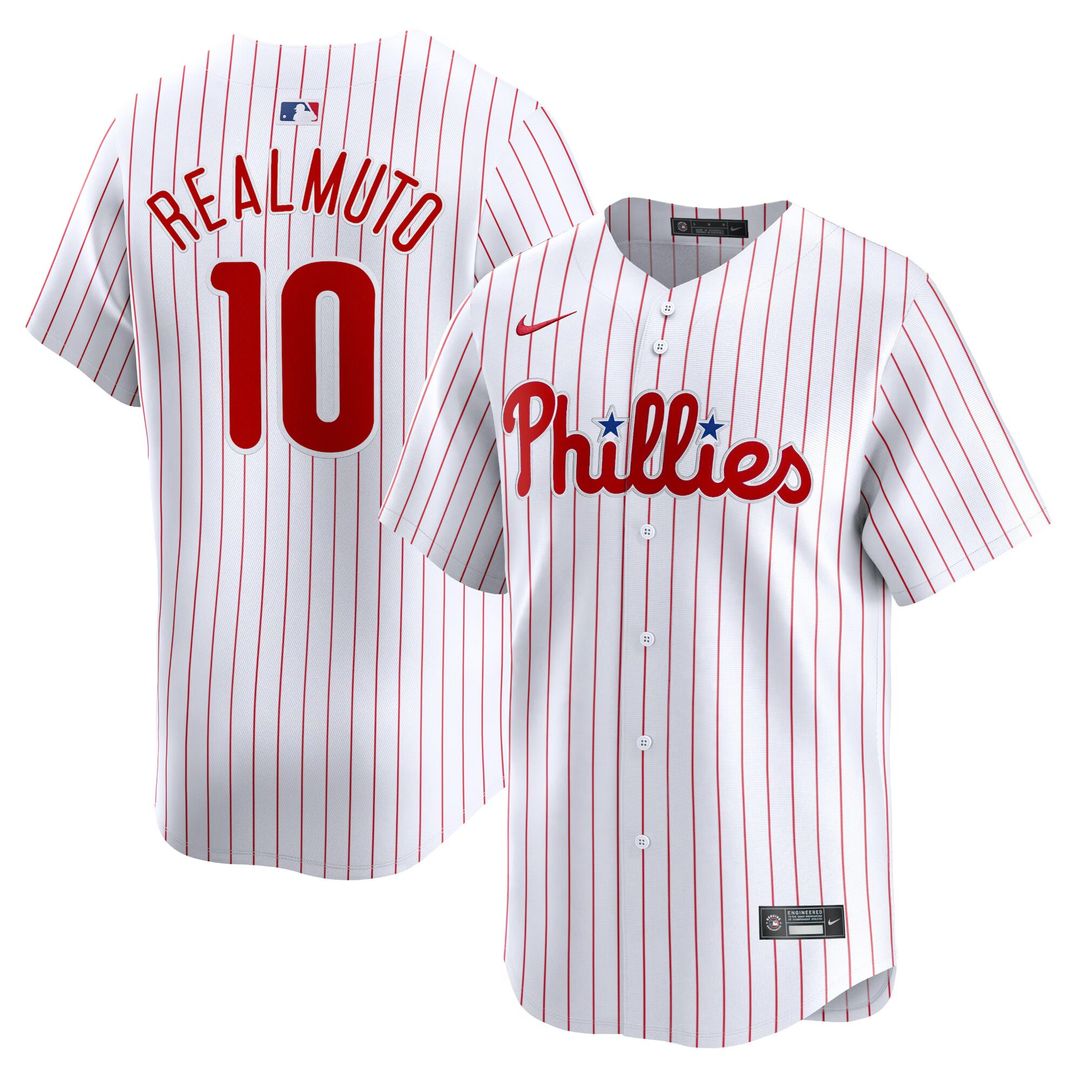 Philadelphia Phillies J.T. Realmuto Home Limited Jersey - White