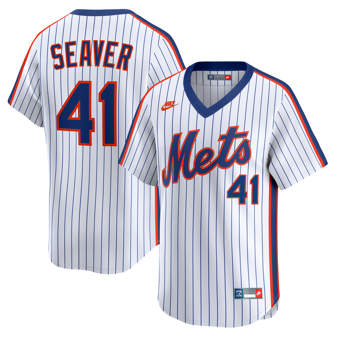 New York Mets Tom Seaver Cooperstown Limited Jersey - White