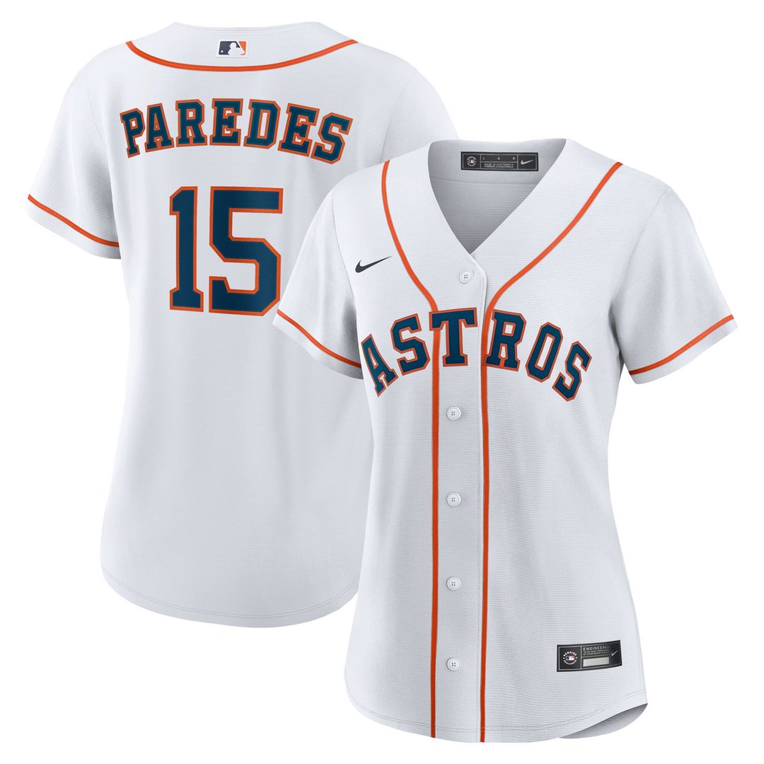 Houston Astros Isaac Paredes Women's Home Replica Jersey - White