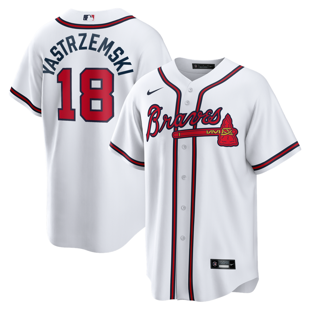 Atlanta Braves Mike Yastrzemski Replica Jersey - White