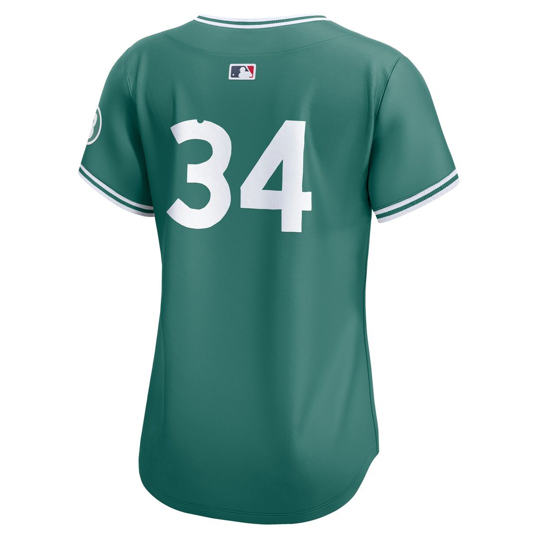 Boston Red Sox David Ortiz Women's 2025 City Connect Limited Retired Player Jersey - Green