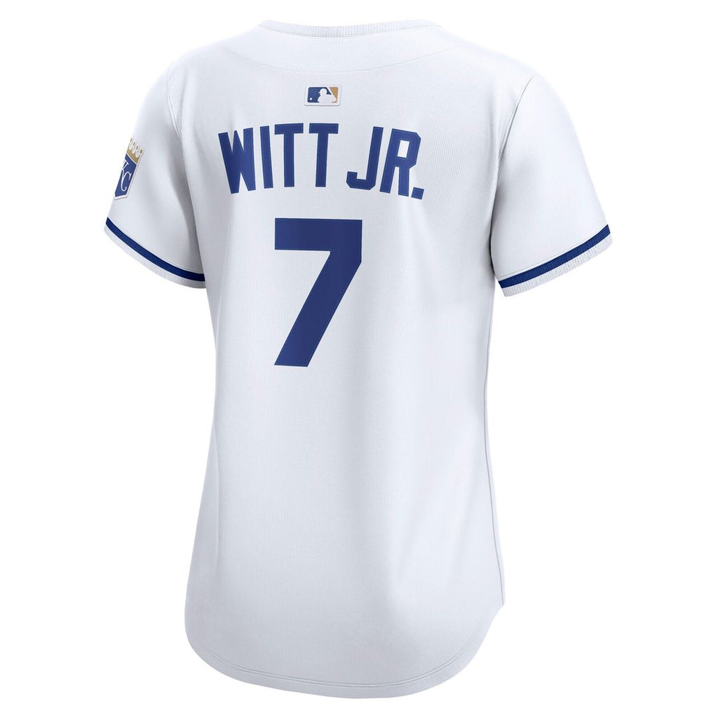 Kansas City Royals Bobby Witt Jr. Women's Home Limited Jersey - White