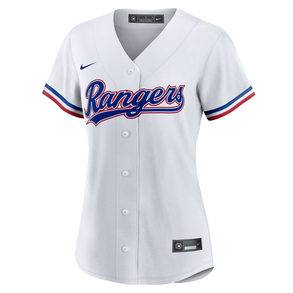 Texas Rangers Josh Jung Women's Home Replica Jersey - White
