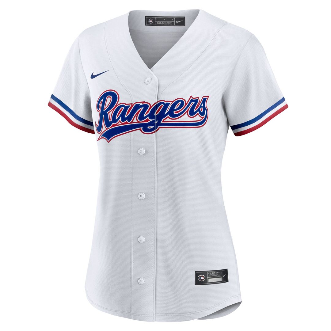 Texas Rangers Josh Jung Women's Home Replica Jersey - White