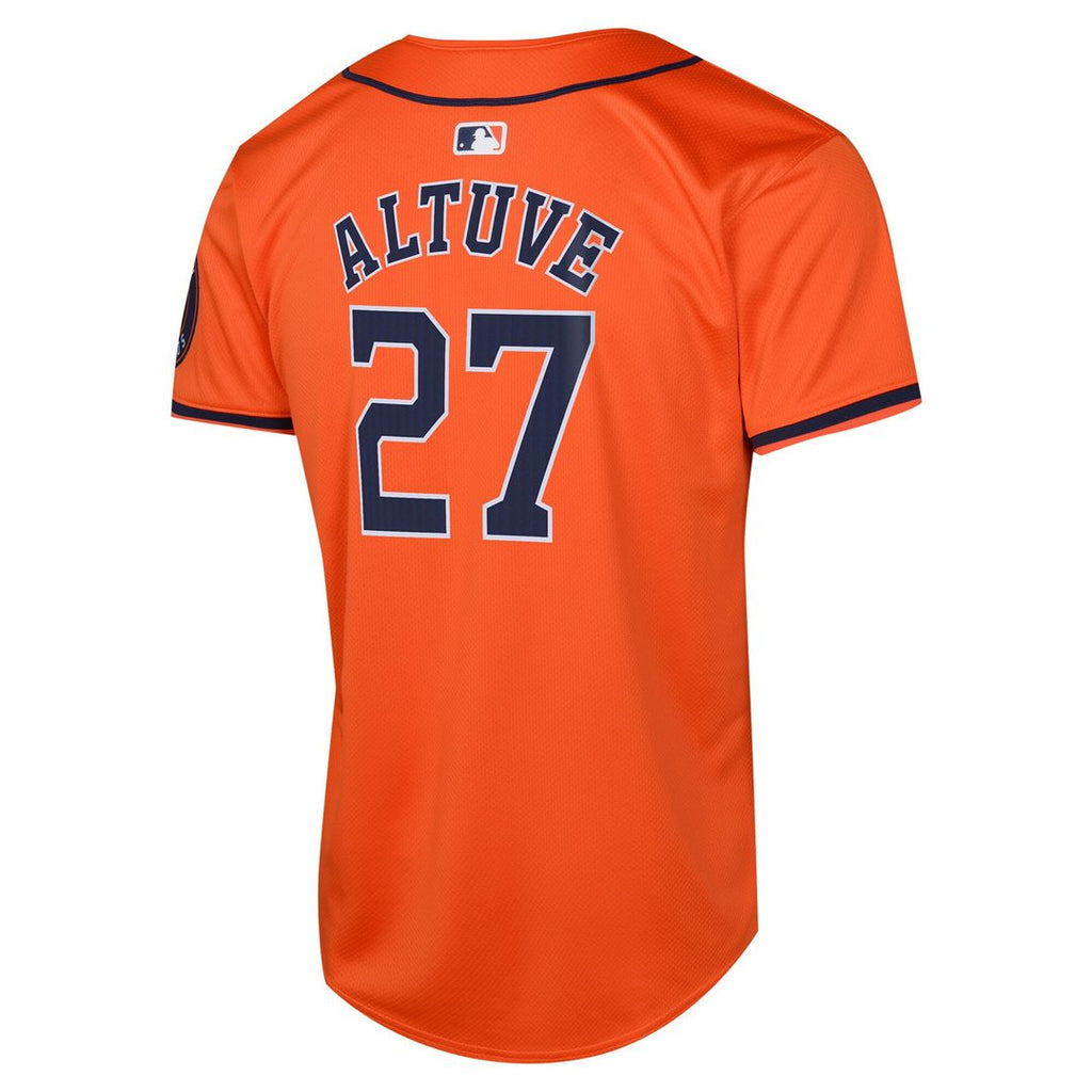 Houston Astros Jose Altuve Youth Alternate Limited Jersey - Orange