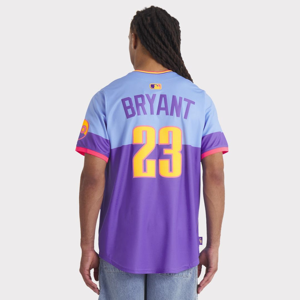 Colorado Rockies Kris Bryant 2025 City Connect Limited Jersey - Purple/Light Blue