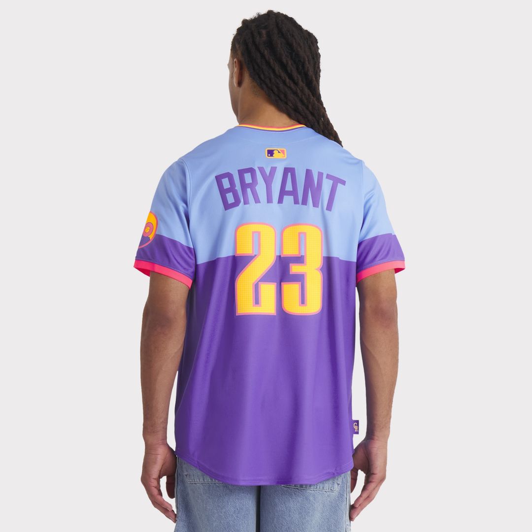 Colorado Rockies Kris Bryant 2025 City Connect Limited Jersey - Purple/Light Blue